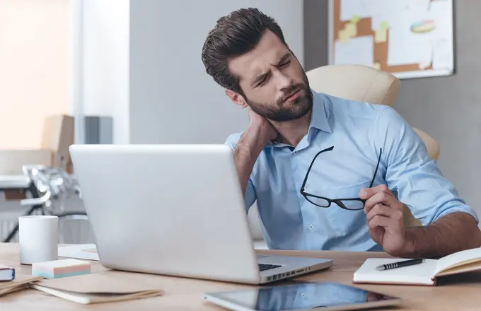 Cover image for blog post: Neck Pain From Desk Work: Why It Happens & How Physiotherapy Helps