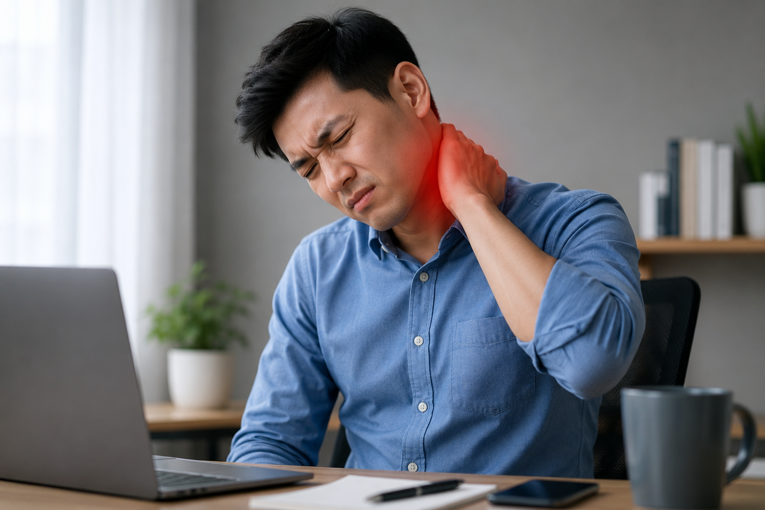 Blog post: Neck Pain Physiotherapy : Causes, Treatment & Lasting Relief in Singapore