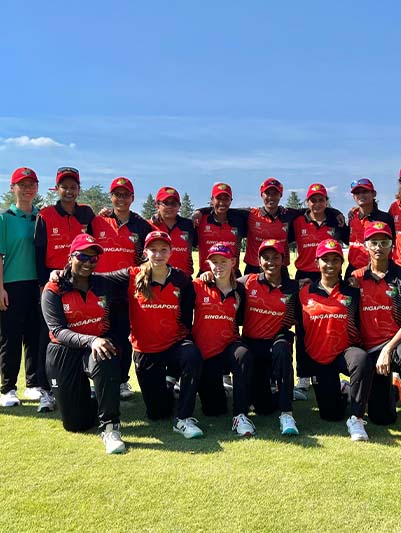 Cover image for blog post: Supporting Excellence: Ms. Vynie’s Role with the Singapore Women’s Cricket National Team