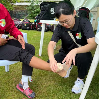 Cover image for blog post: Reflecting on her experience with the Singapore Women’s Cricket National Team, Ms. Vynie emphasized the importance of collaboration within the team