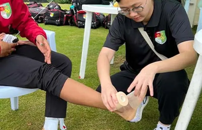 Cover image for blog post: Reflecting on her experience with the Singapore Women’s Cricket National Team, Ms. Vynie emphasized the importance of collaboration within the team