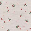 OATMEAL HEATHER HOLLY PRINT