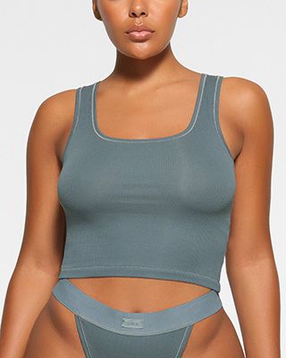 Buy GIFY Women's Thermal Set Inner wear: Sleeveless Top + Trouser (Dark  Colors/Ladies Body Warmer/Female Winter Innerwear) (Blue, X-Small) at