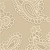 TAN PAISLEY PRINT