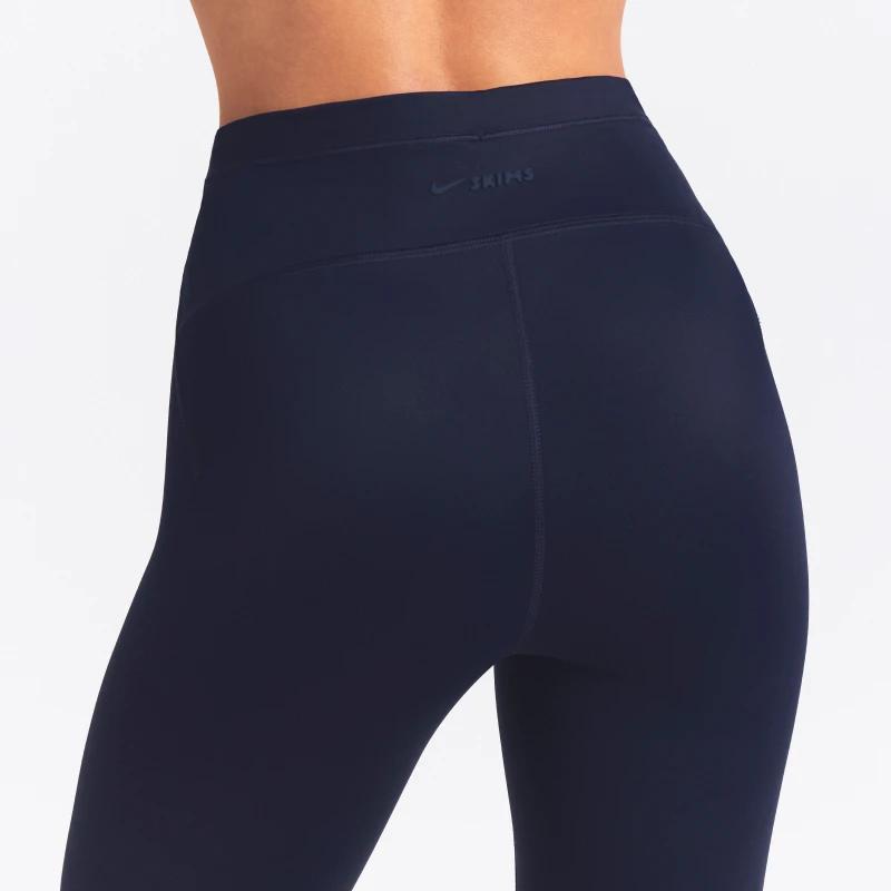 NikeSKIMS SHINE ZIP FRONT LONG ONE PIECE | OBSIDIAN AND DARK TEAL