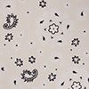 ECRU BANDANA PRINT