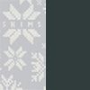 PLATINUM SNOWFLAKE FAIR ISLE AND SPRUCE