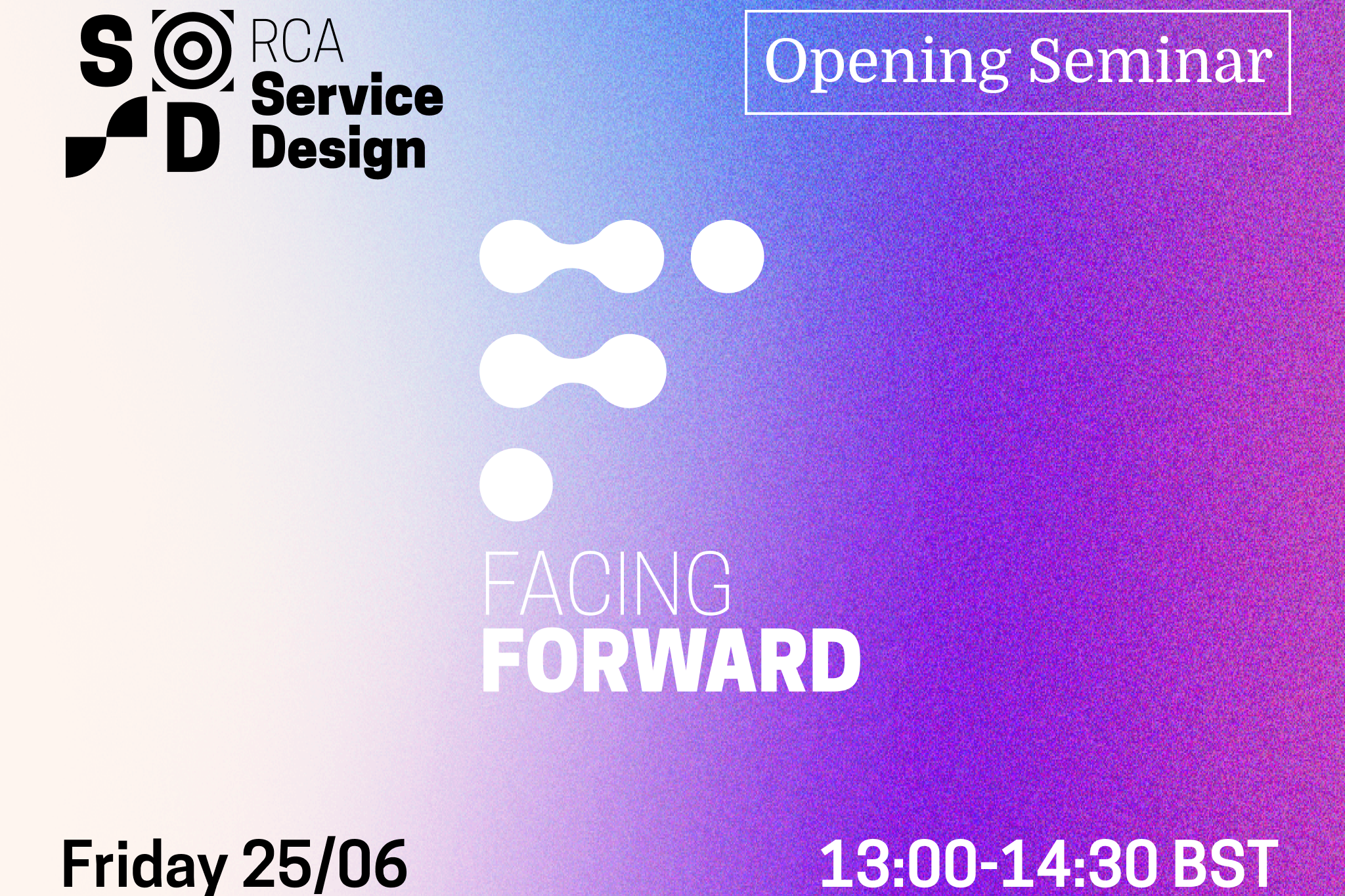 Service Design Facing Forward