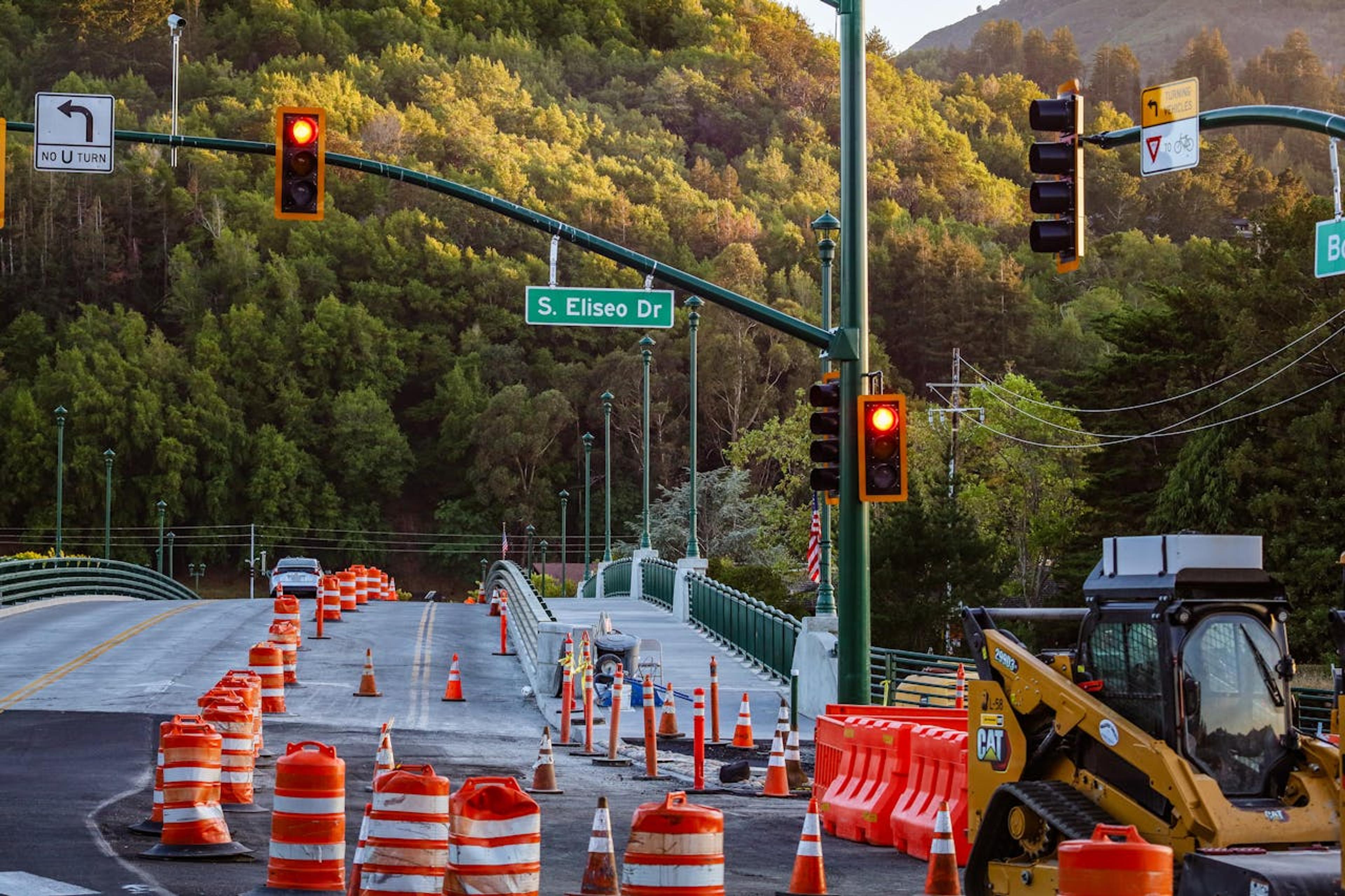 road crew working on street