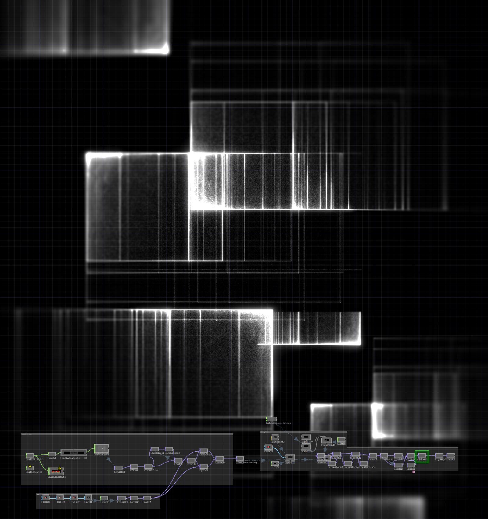 Realtime visual responding to input.