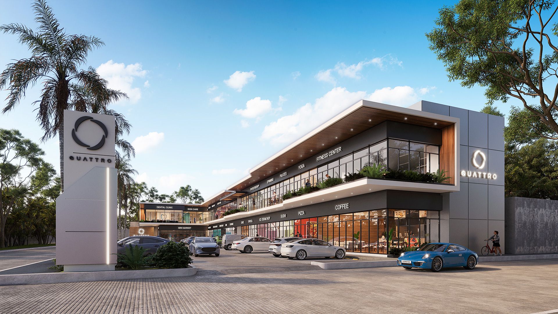Quattro Plaza Long Island — Locales en Preventa en Cancún