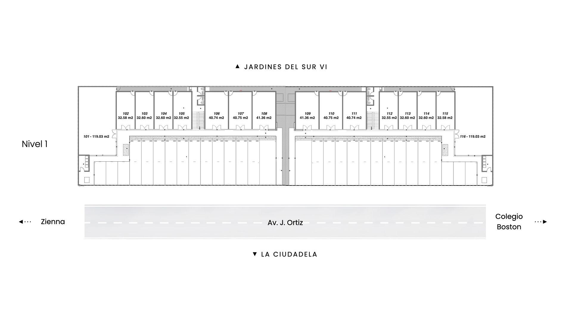 Master plan Gardens Nivel 1