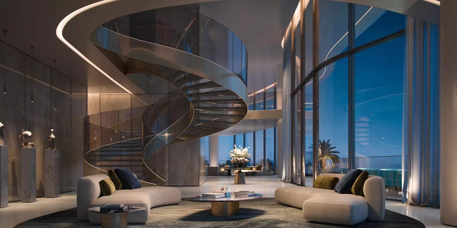Como Residences shared pool deck, Palm Jumeirah, Dubai