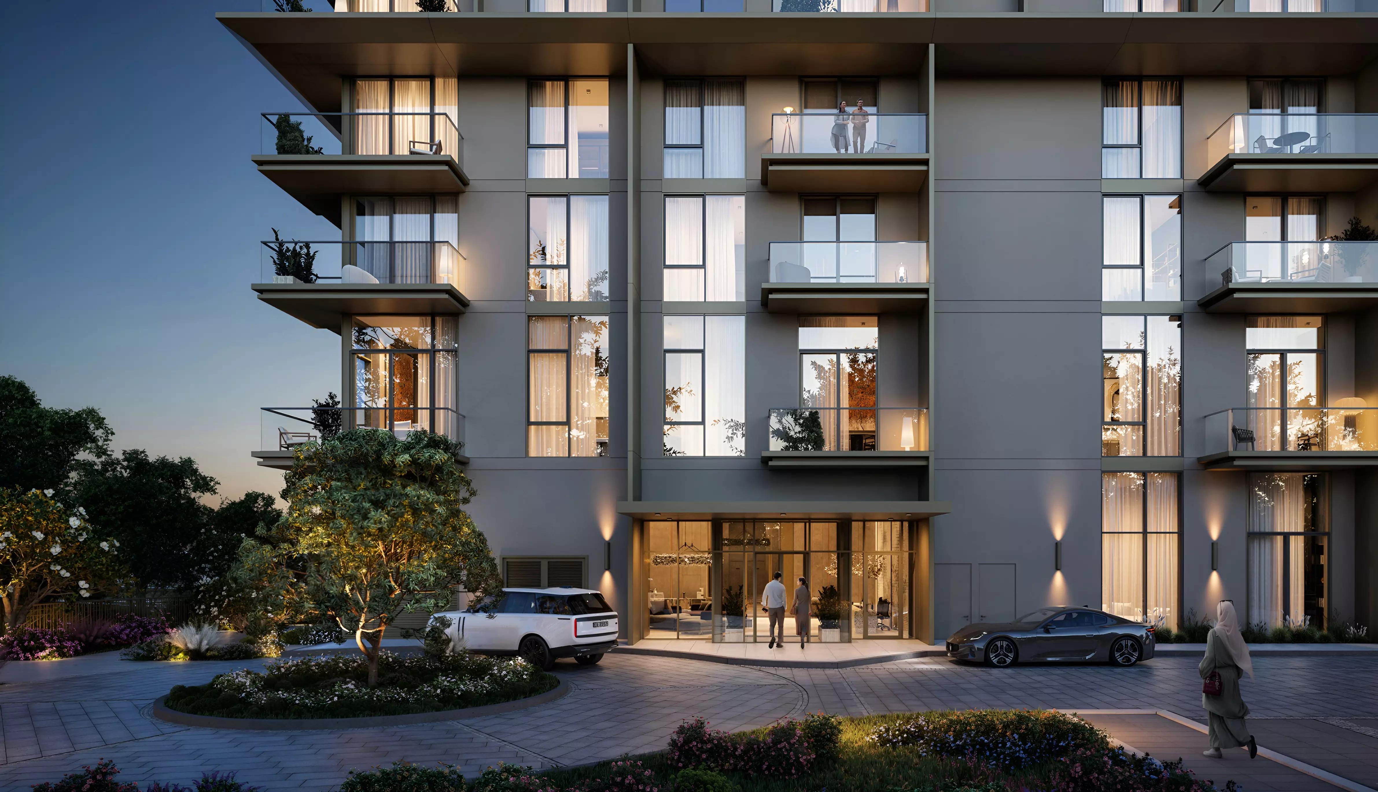 Club Place exterior tower facade, Dubai Hills Estate, Dubai