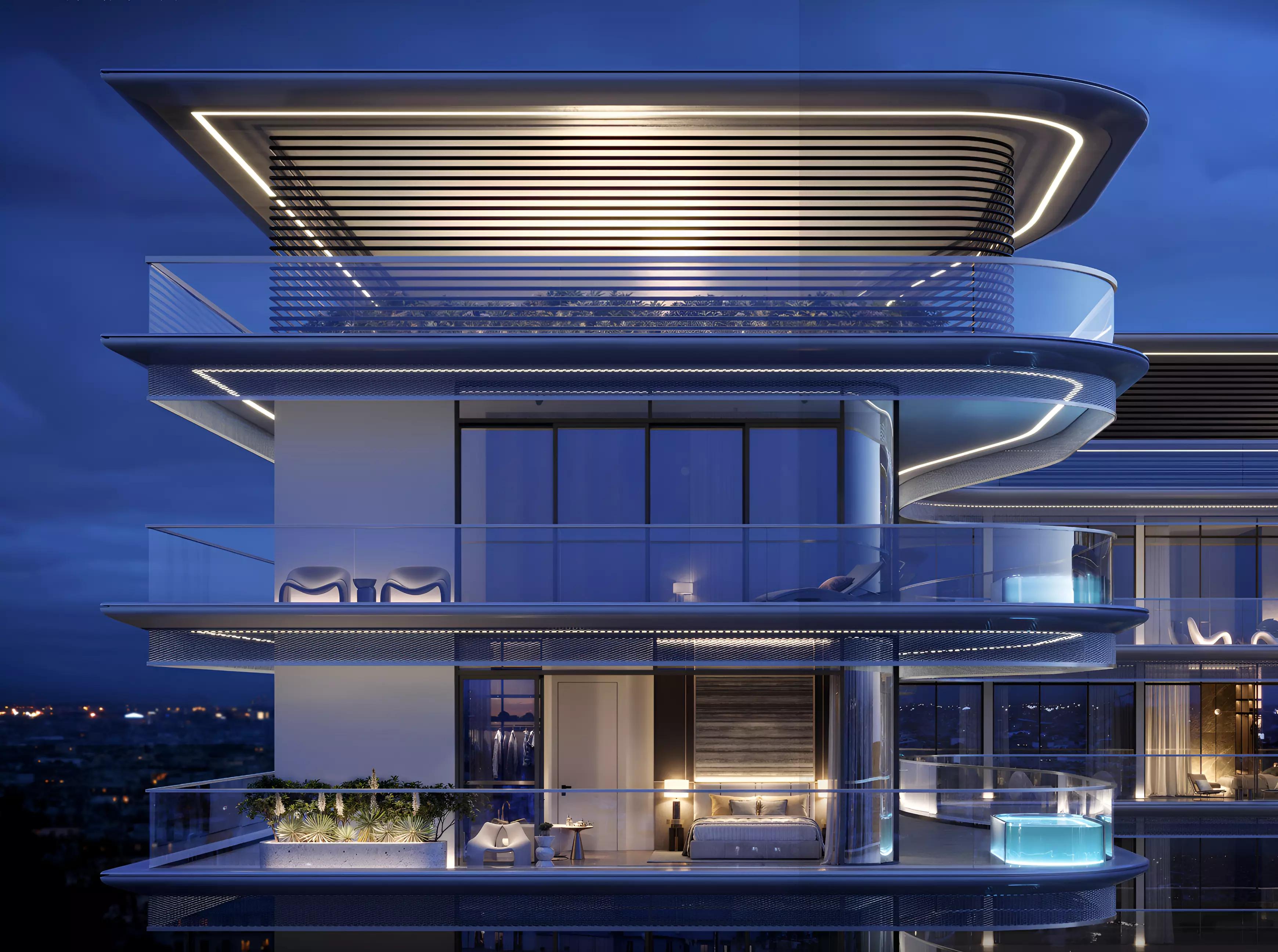 Bond Enclave residential tower street view, Arjan