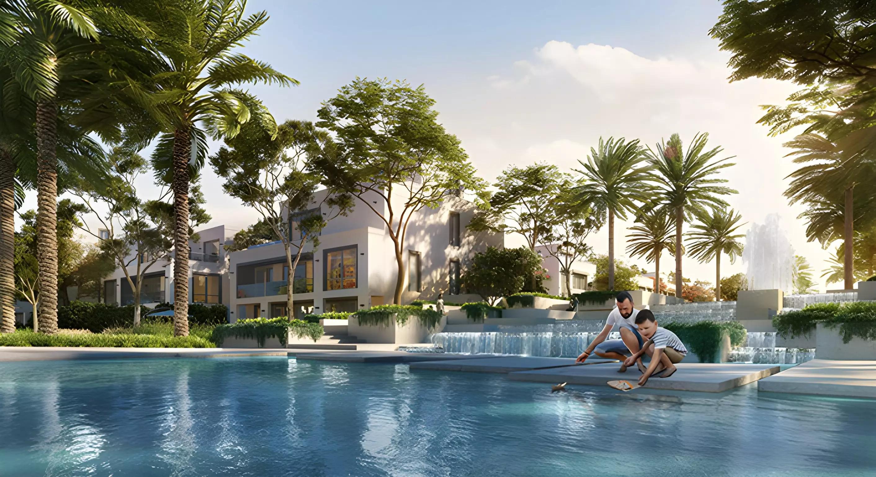 Palmiera 2 master plan layout, The Oasis by Emaar, Dubai