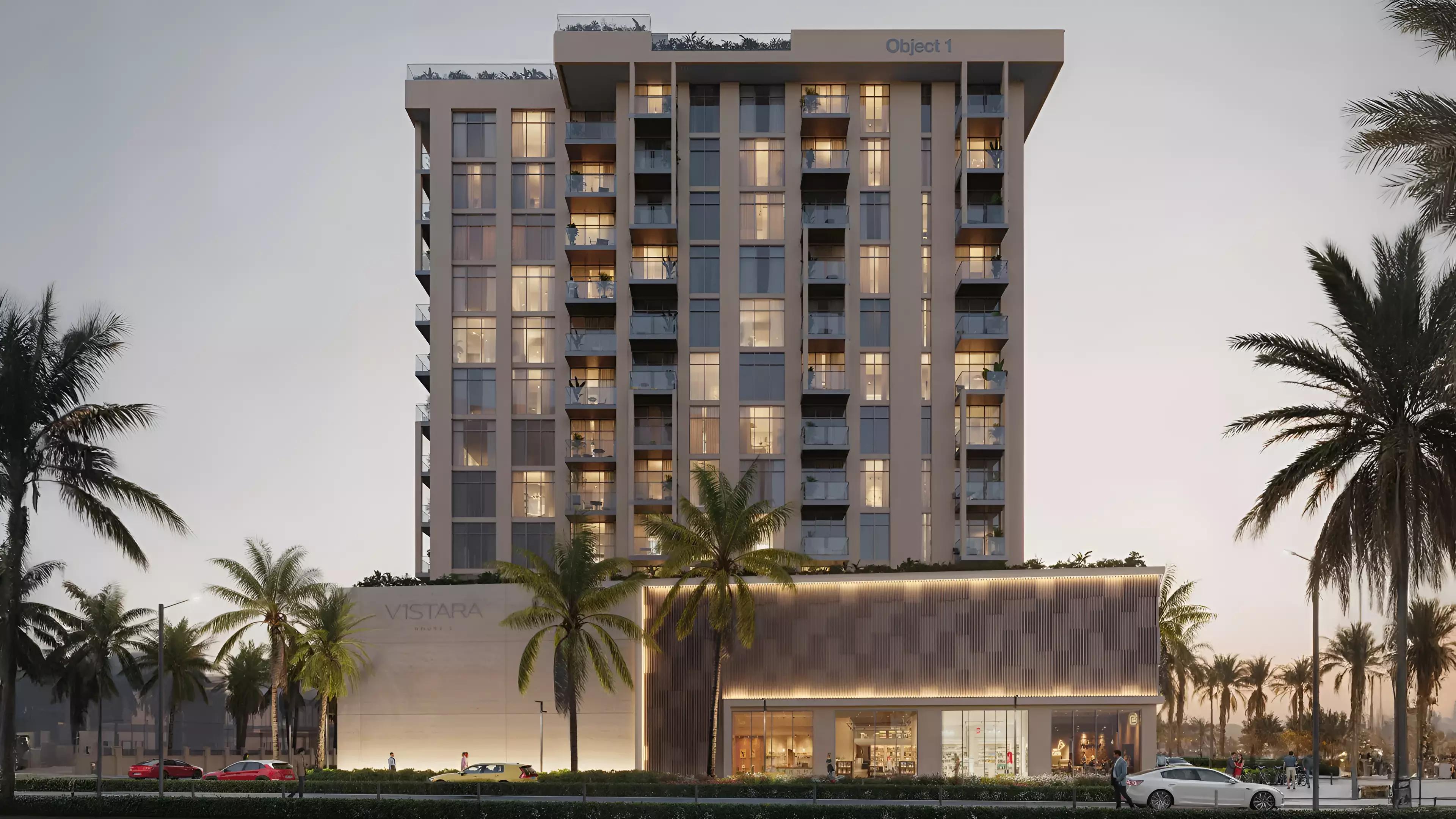 V1stara House Phase 2 building entrance and lobby, Jebel Ali Village, Dubai
