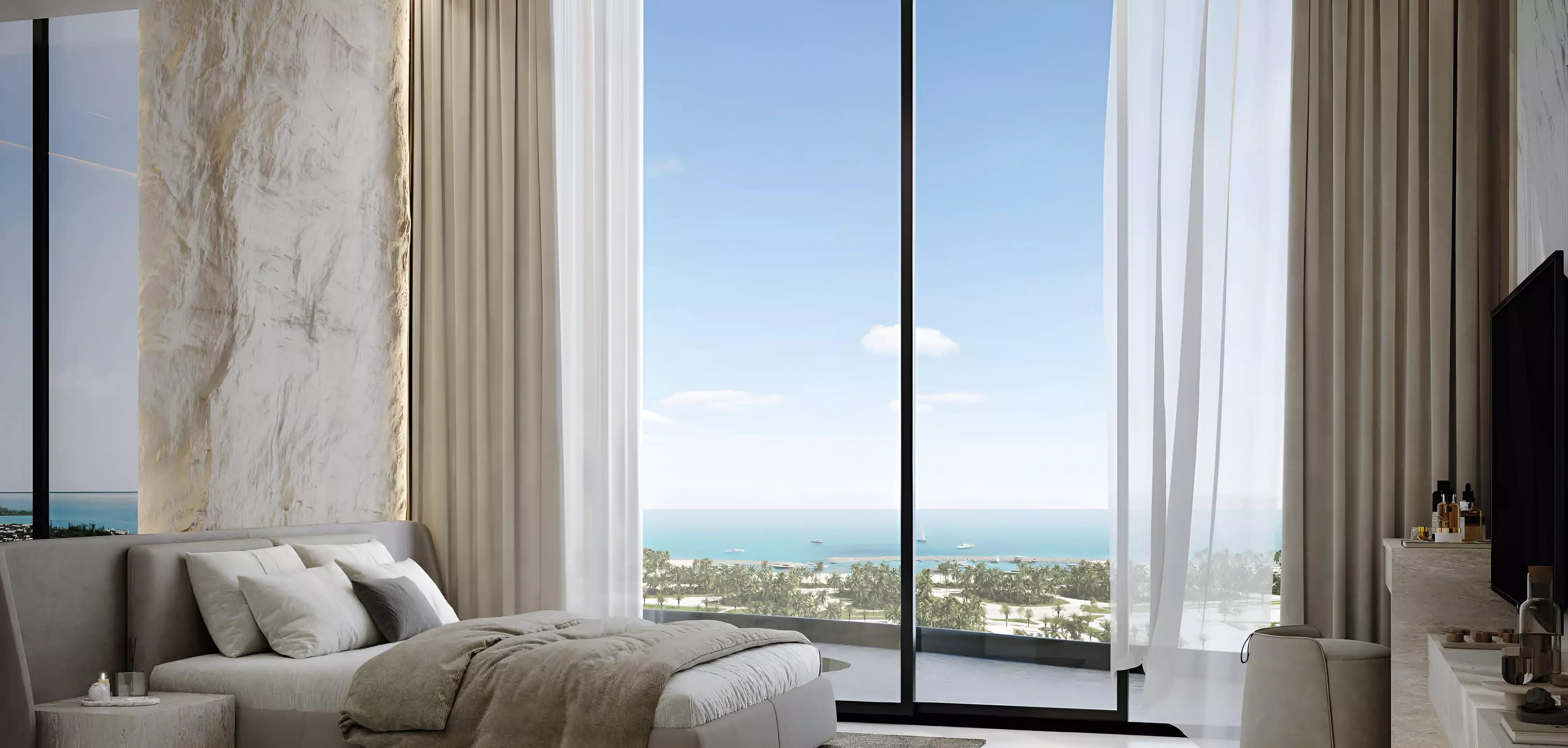 Agua Residences Tower 2 building render, Dubai Islands