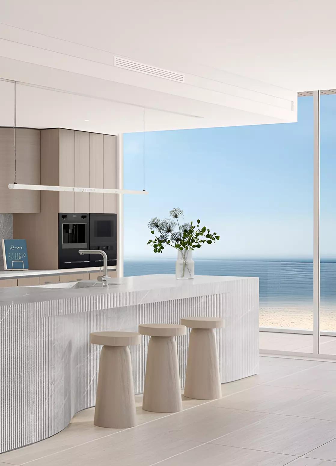 Ellington Cove residential tower facade, Dubai Islands
