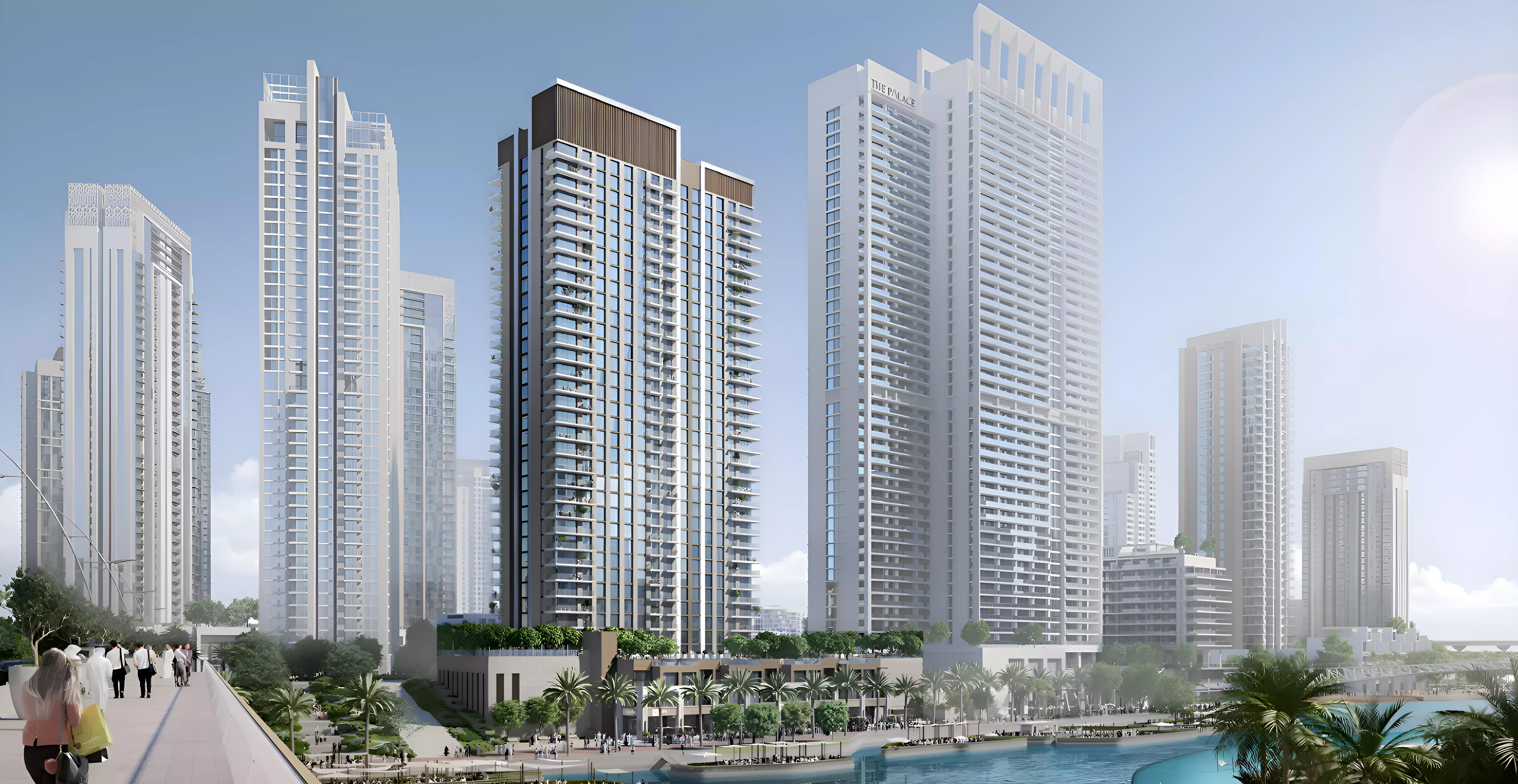 Palace Residences Hillside A exterior view, Dubai Hills Estate, Dubai