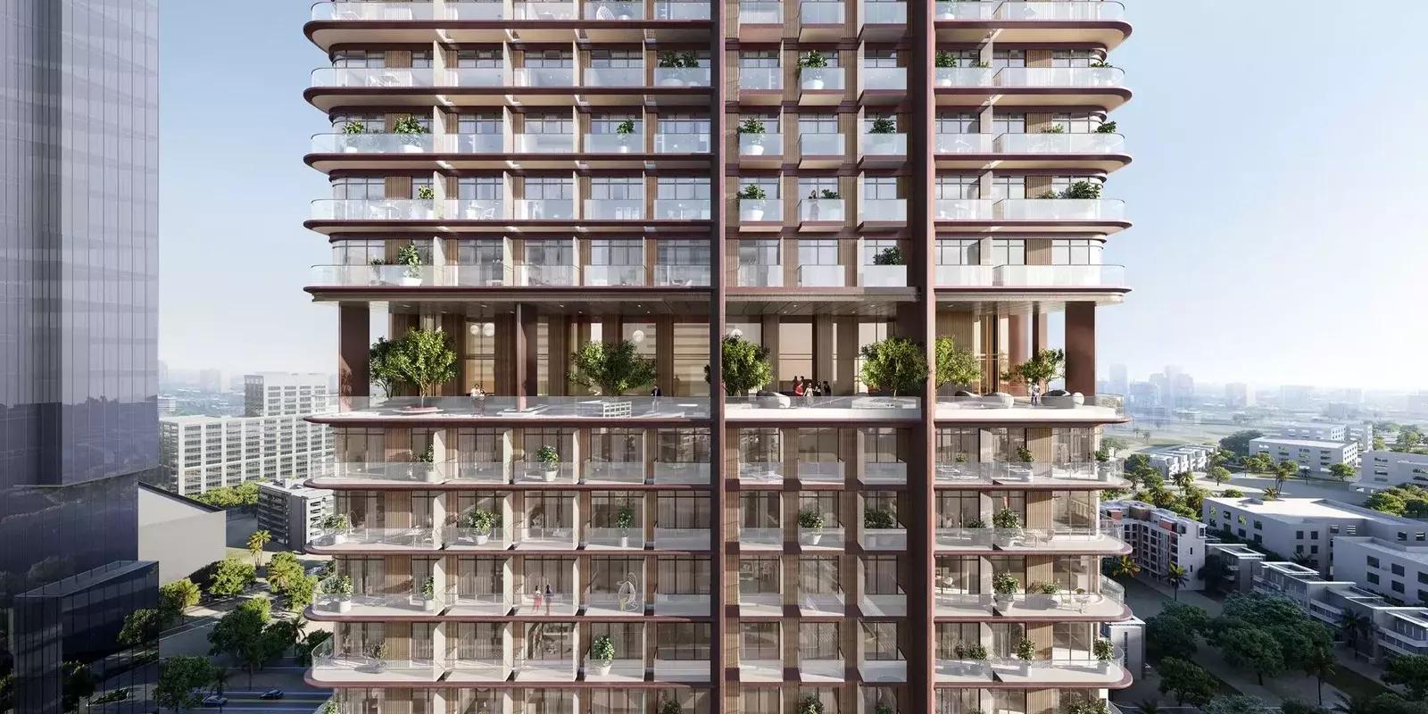 Luxor by Imtiaz exterior facade, Jumeirah Village Circle, Dubai