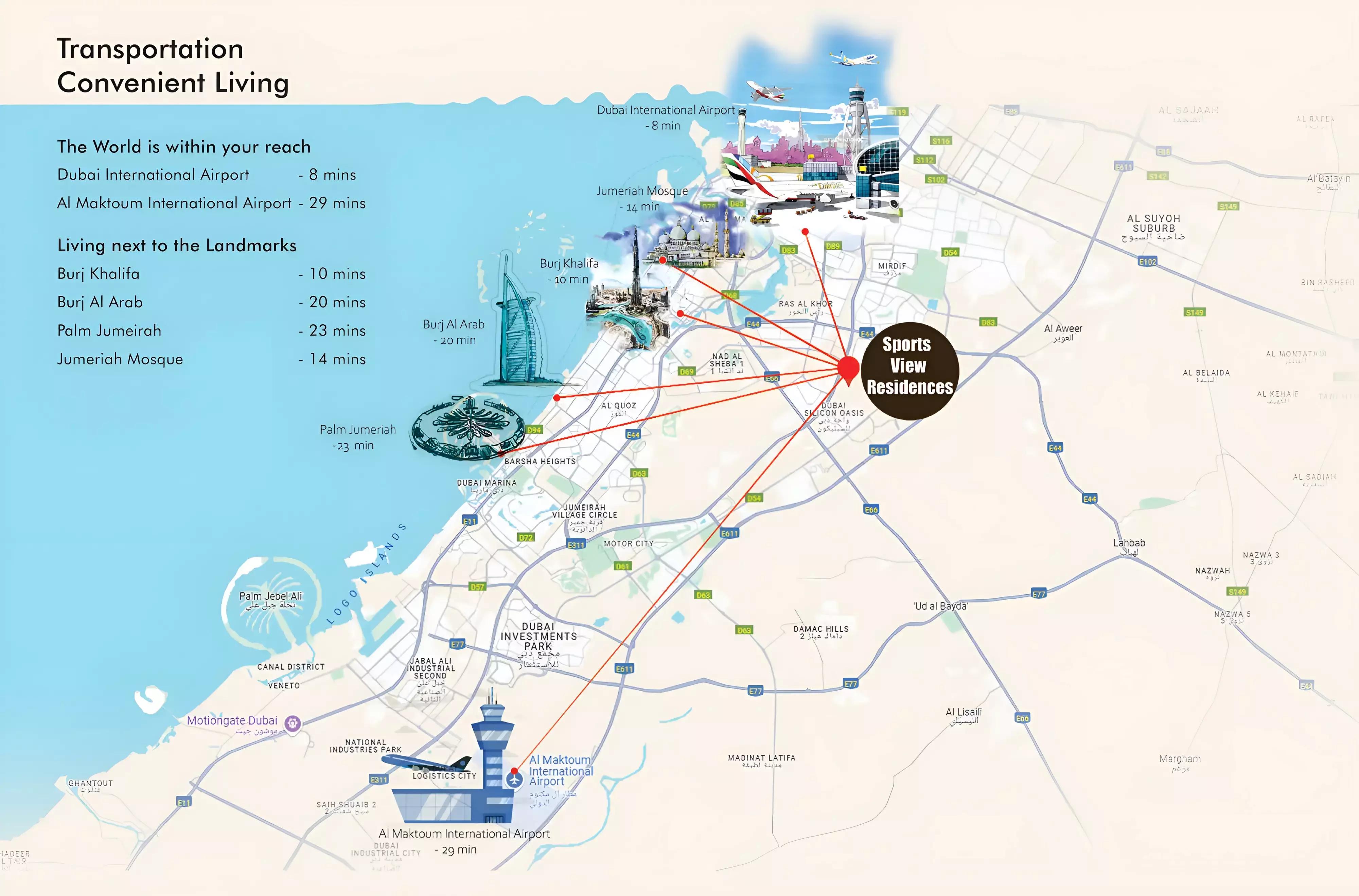 Sports View Residence Phase 2 master plan layout, Al Warsan 4, Dubai