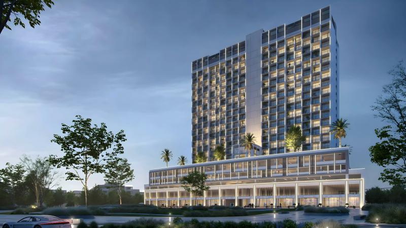 11 Hills Park tower exterior view, Dubai Science Park, Dubai