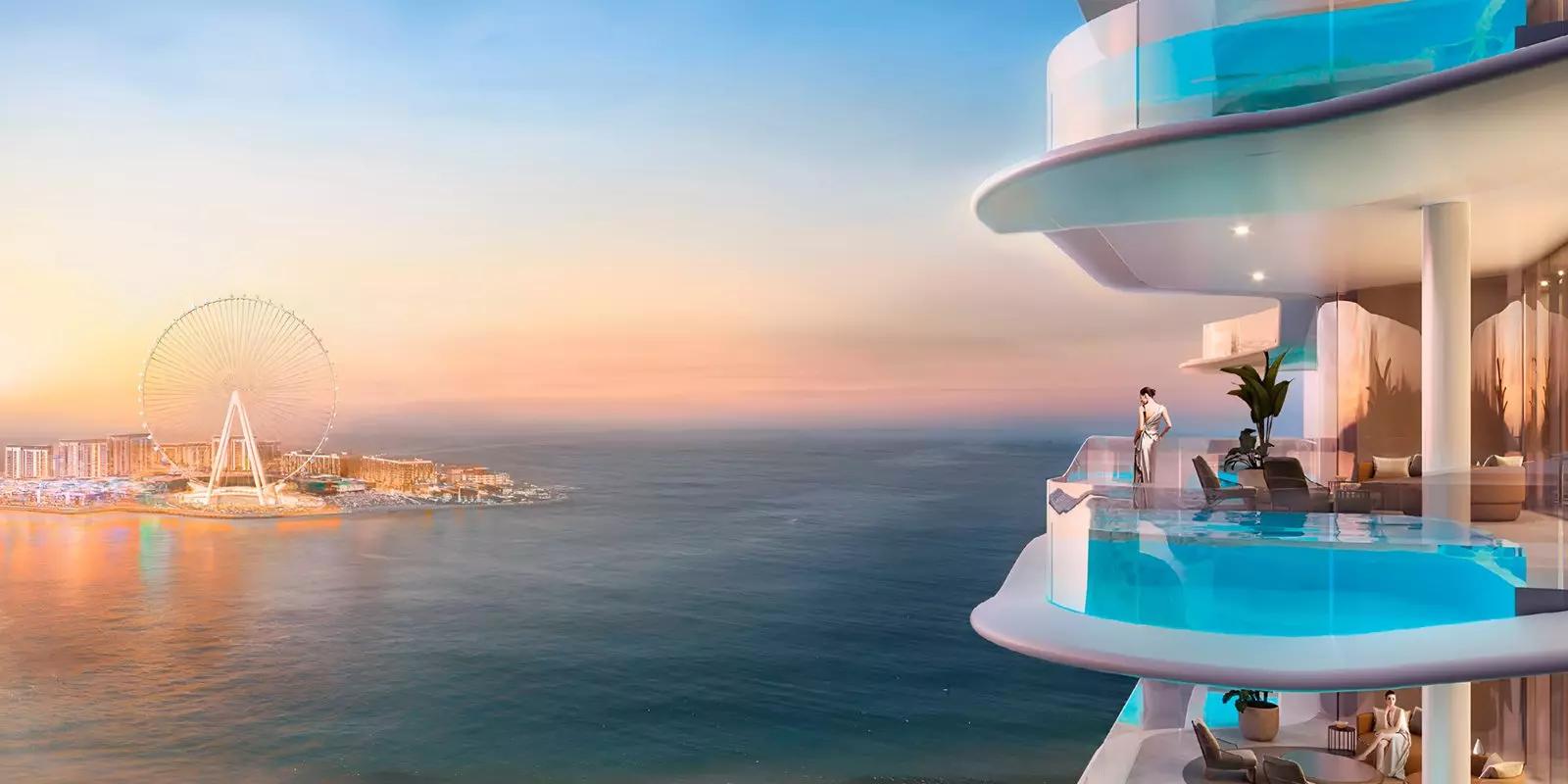 Sensoria at Five Luxe shared pool deck, Jumeirah Beach Residence, Dubai