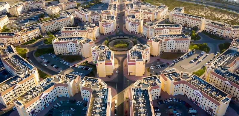 Sports View Residence Phase 2 exterior render by Al Helal Al Zahaby, Al Warsan, Dubai
