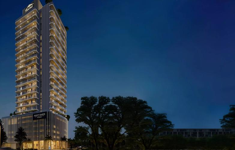 Avant Garde Residences exterior facade, Jumeirah Village Circle, Dubai