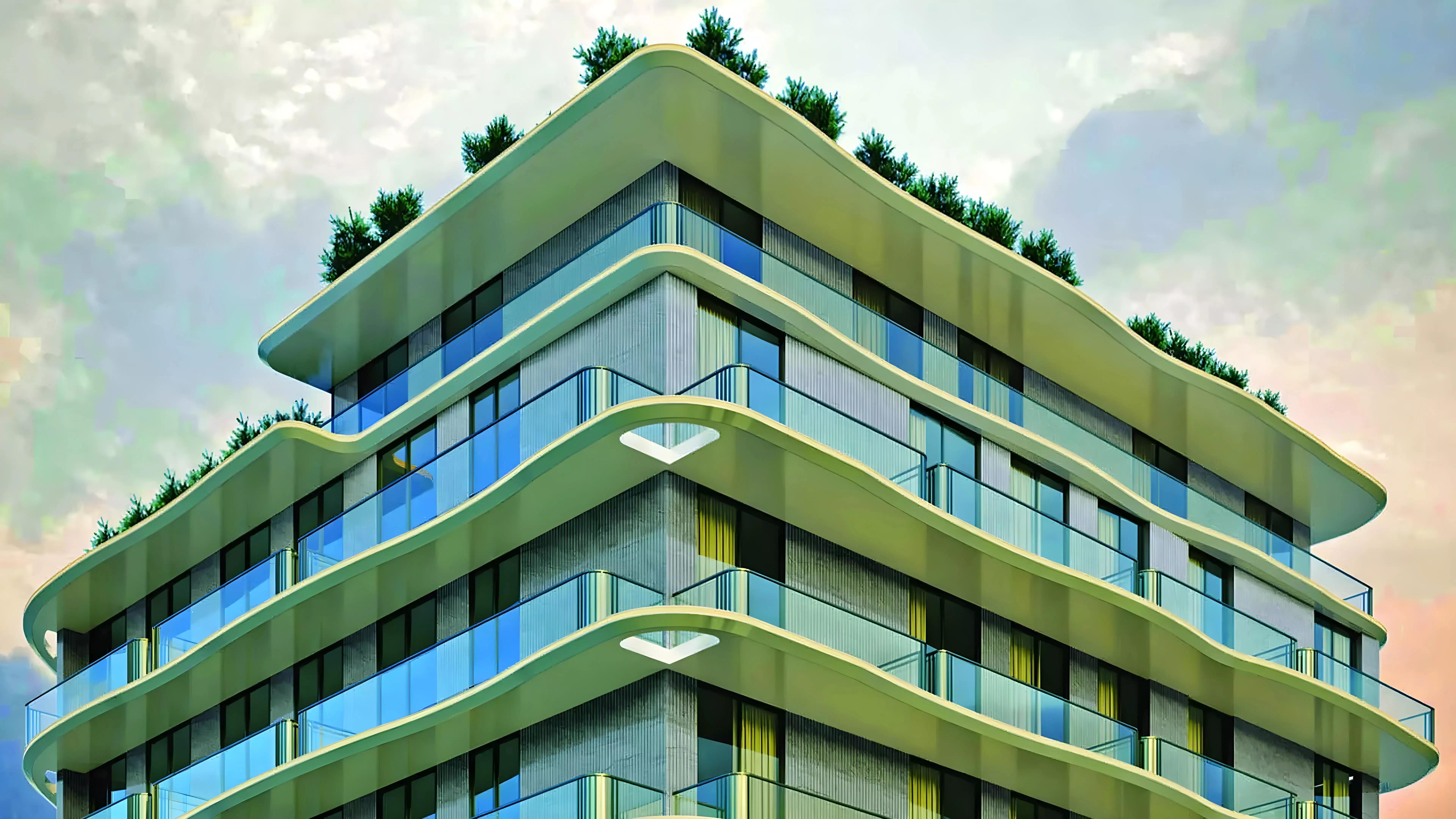 Zyra Vista Residence exterior facade, Al Warsan, Dubai