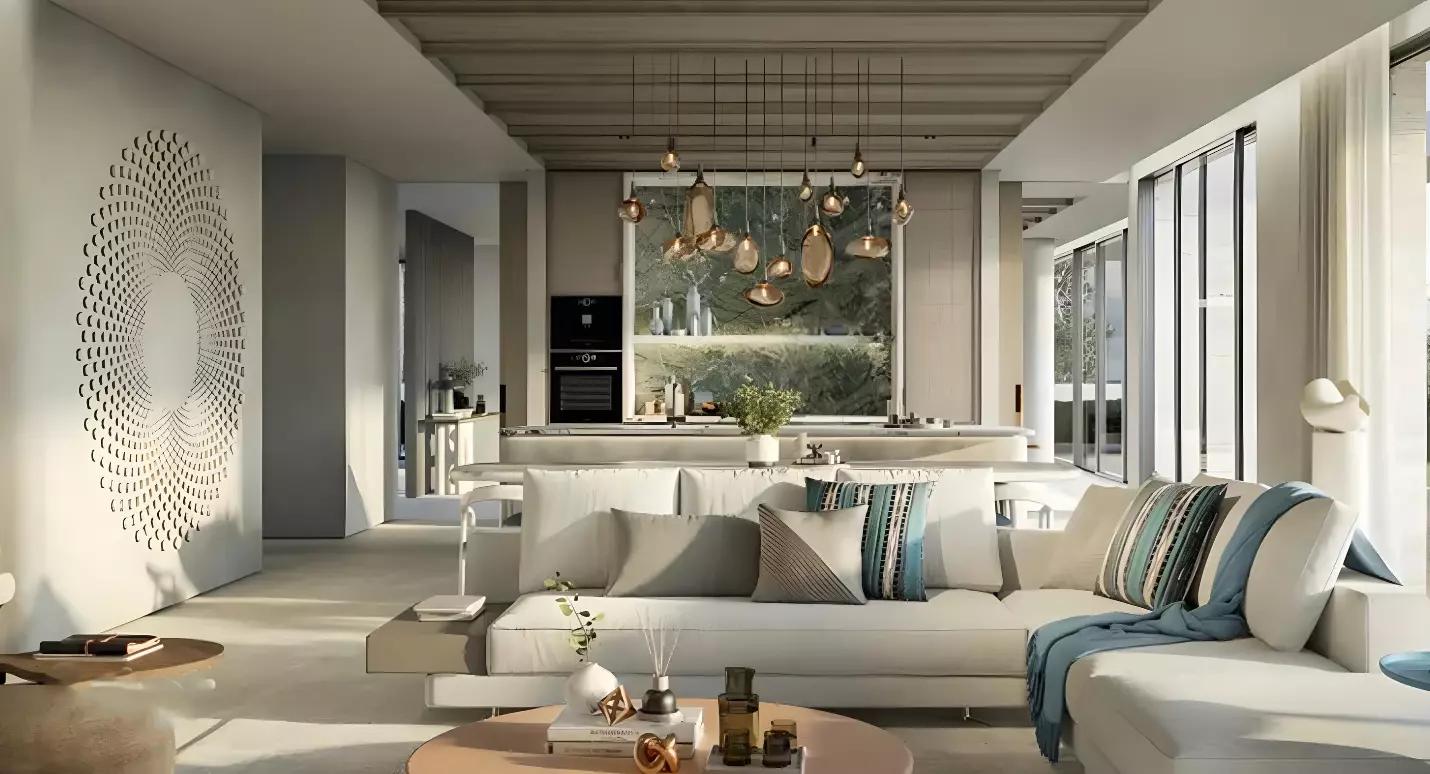 Bay Villas Phase 3 shared pool amenity, Nakheel Dubai Islands