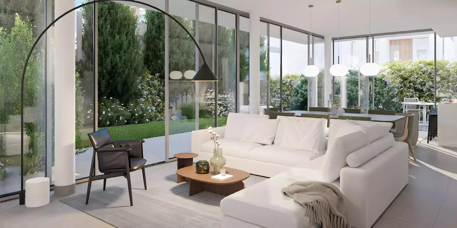 Interior living space of a June Phase 2 villa, Emaar Arabian Ranches 3