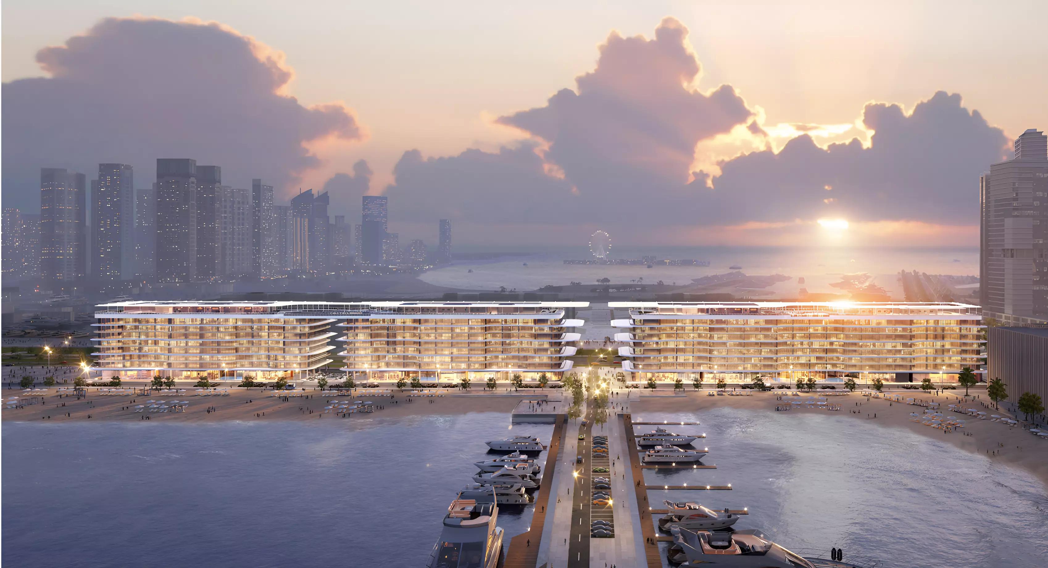 Dubai Harbour Residences waterfront view, Dubai Harbour, Dubai