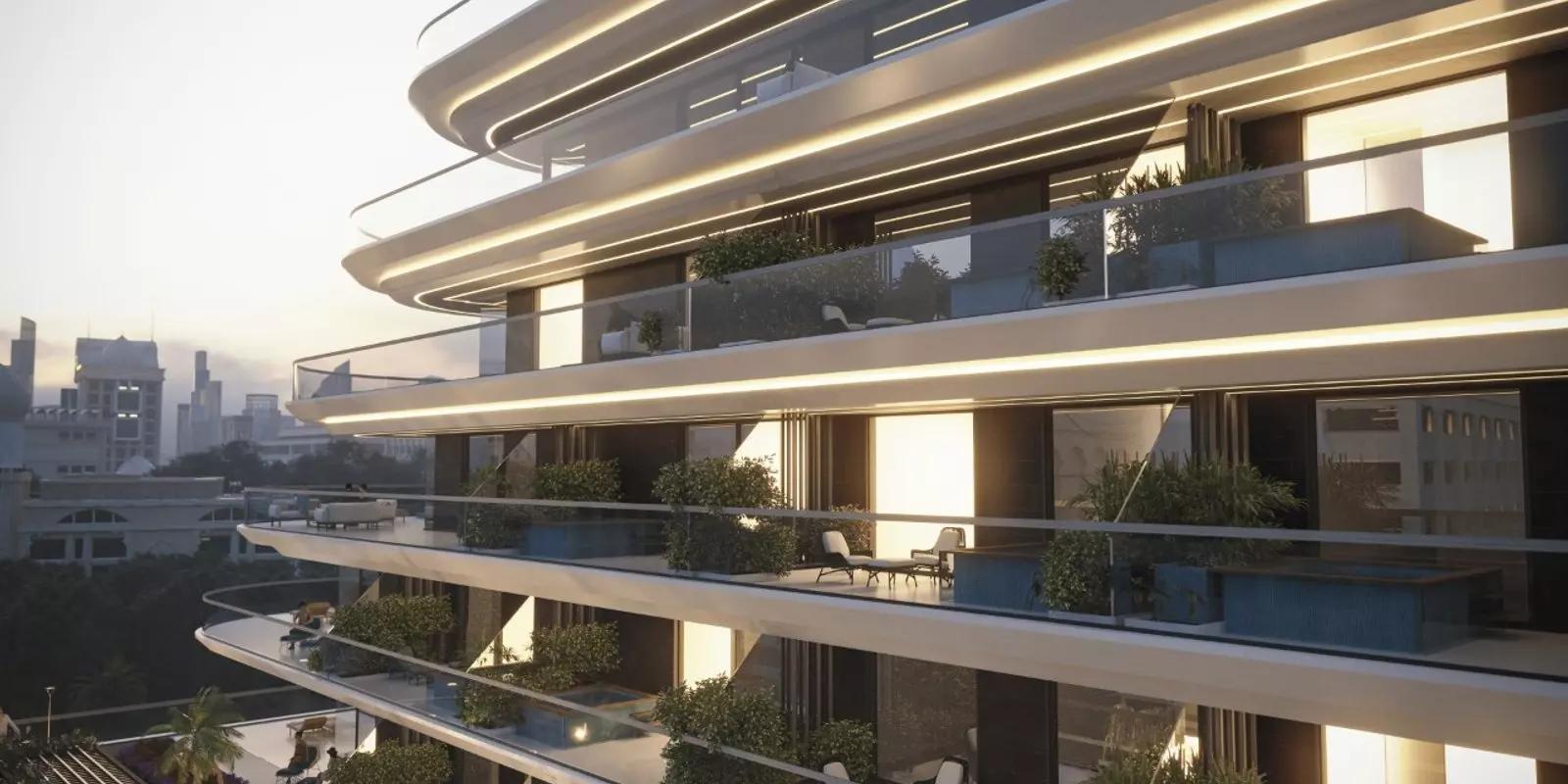 Samana Miami Phase 2 building view, JVT District 4, Dubai