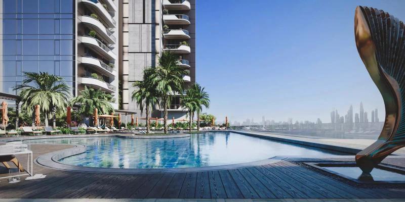 The Orchard Place exterior facade view, Jumeirah Village Circle, Dubai
