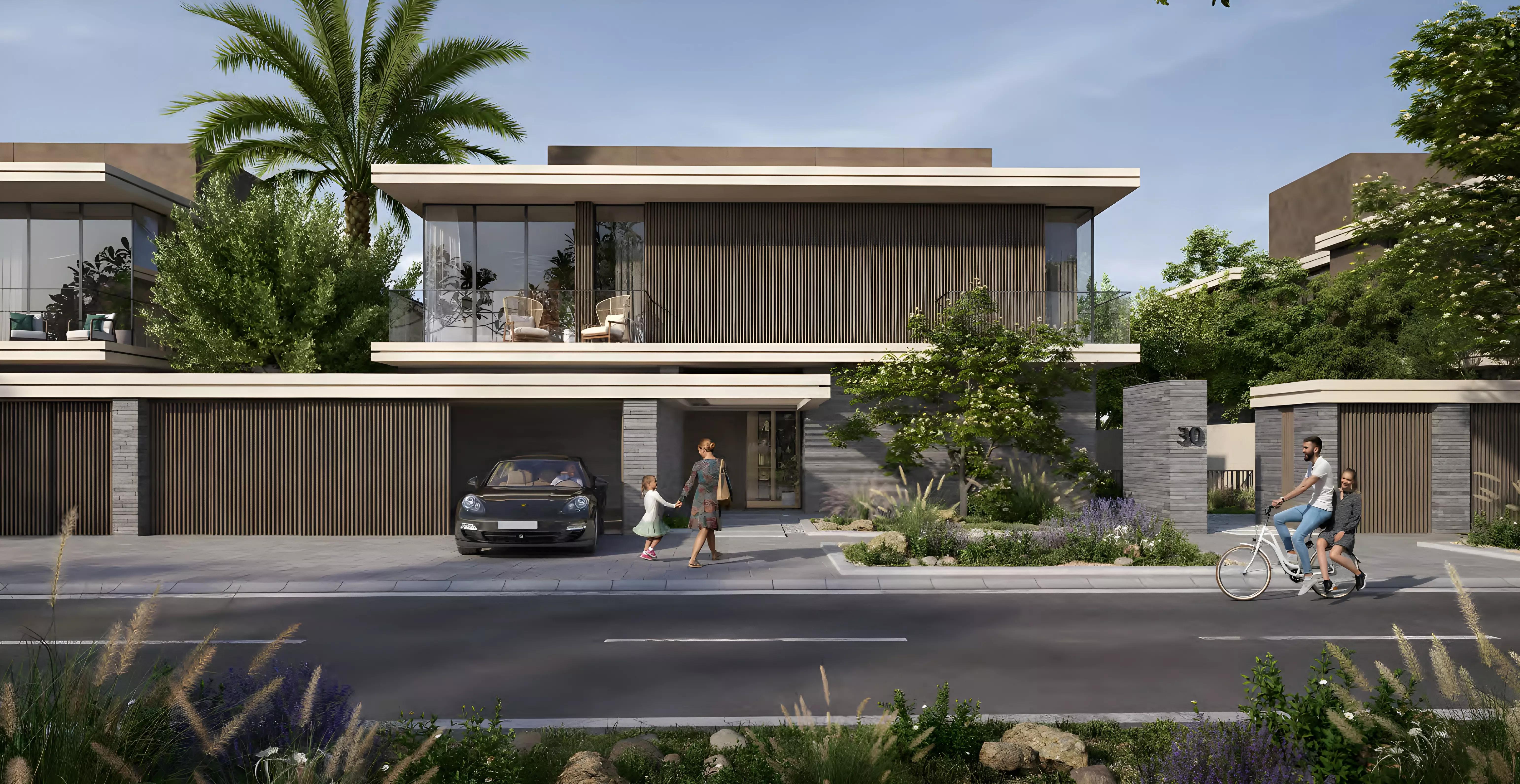 Athlon by Aldar master plan layout showing villa and townhouse plots, Dubai