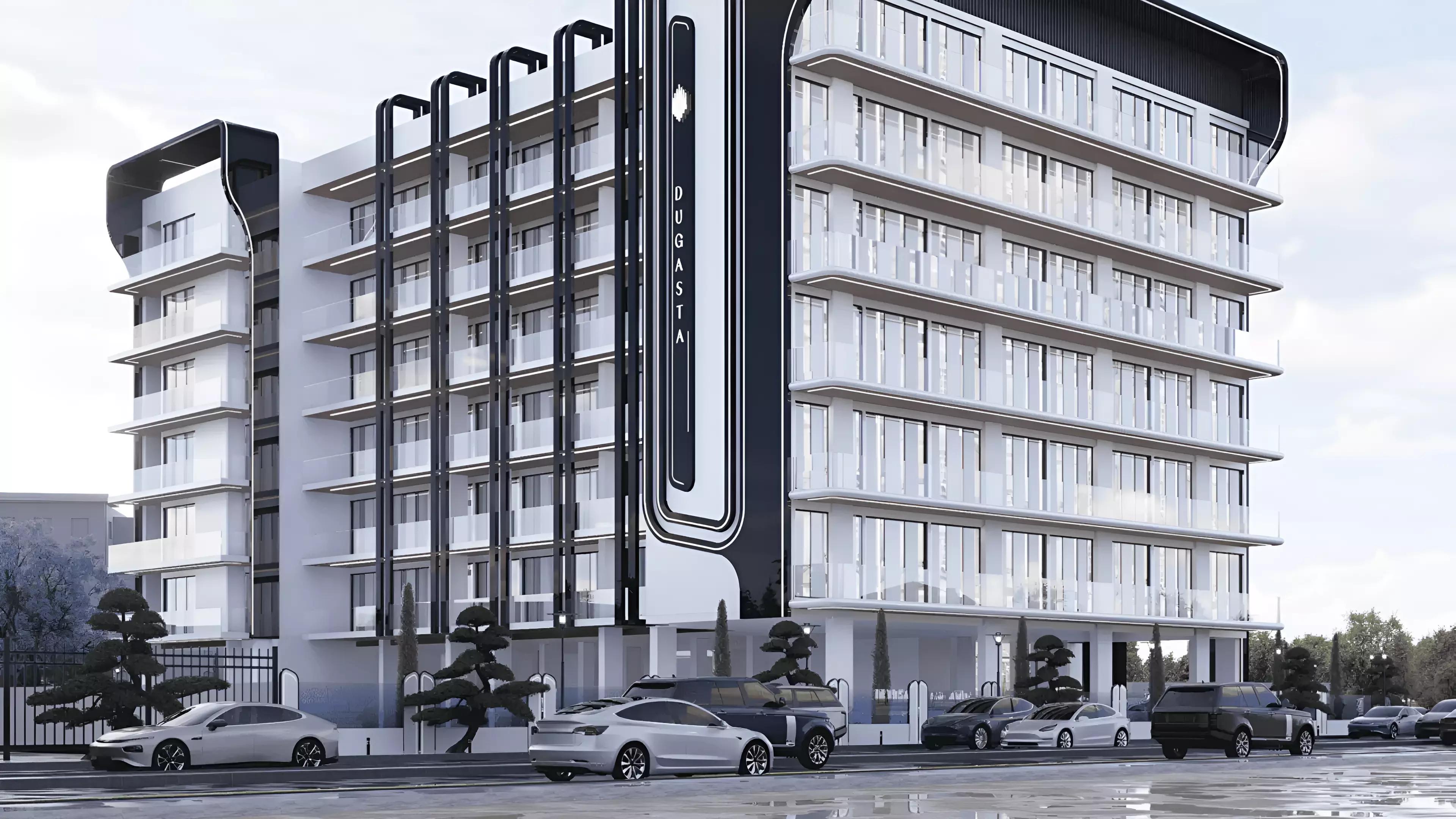 Building elevation view of Al Haseen Residence Phase 3 by Dugasta