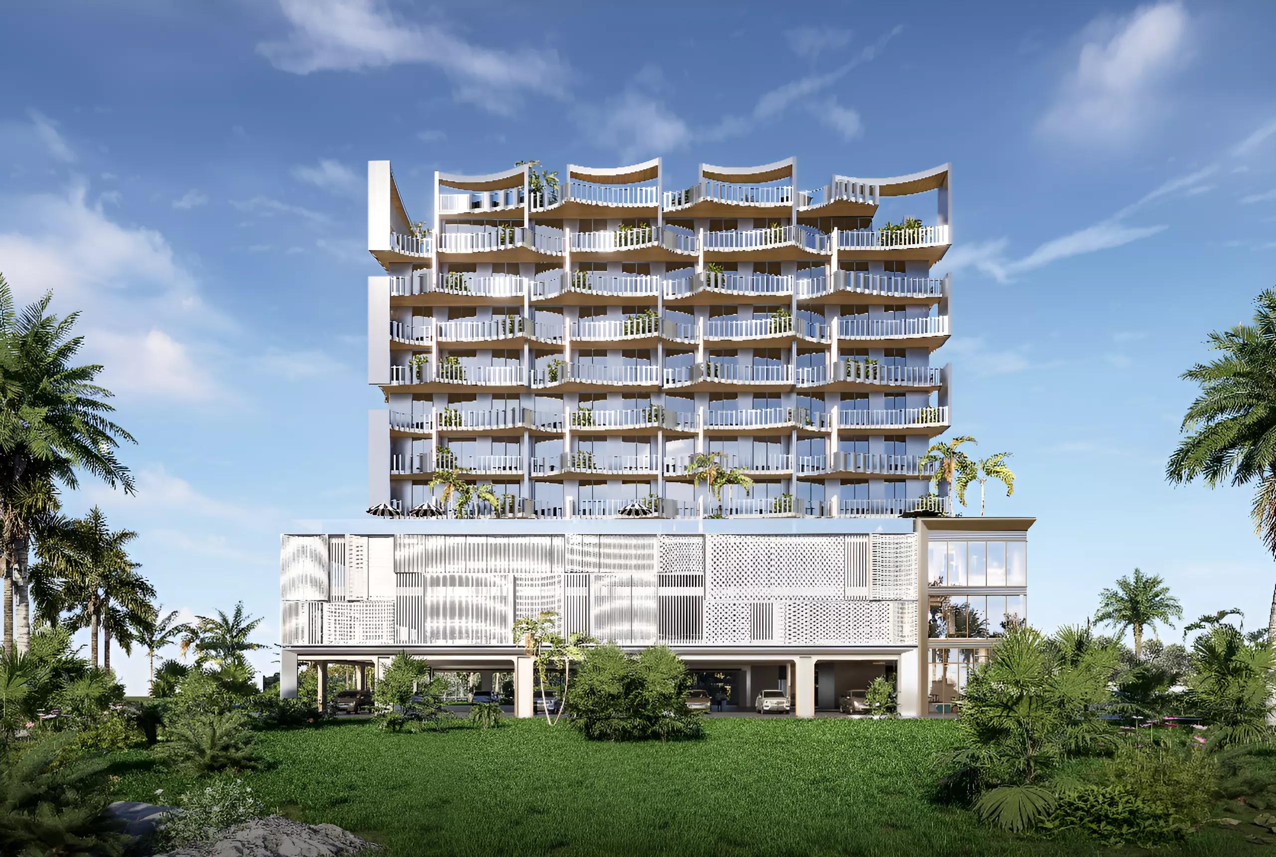 Nautis Residences waterfront community view, Dubai Islands, Dubai