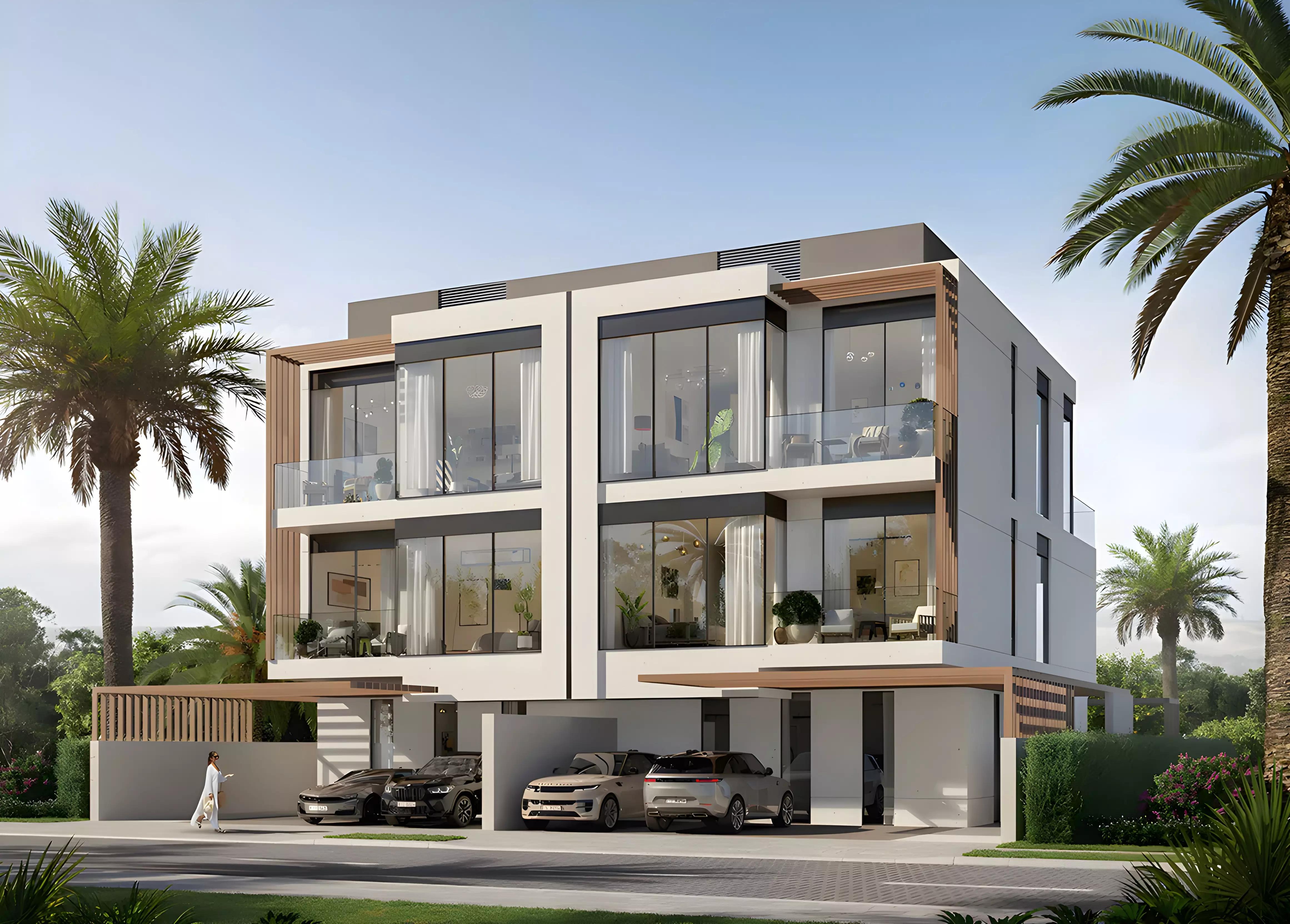 Primary bedroom suite with large windows, Terra Golf Collection Phase 2