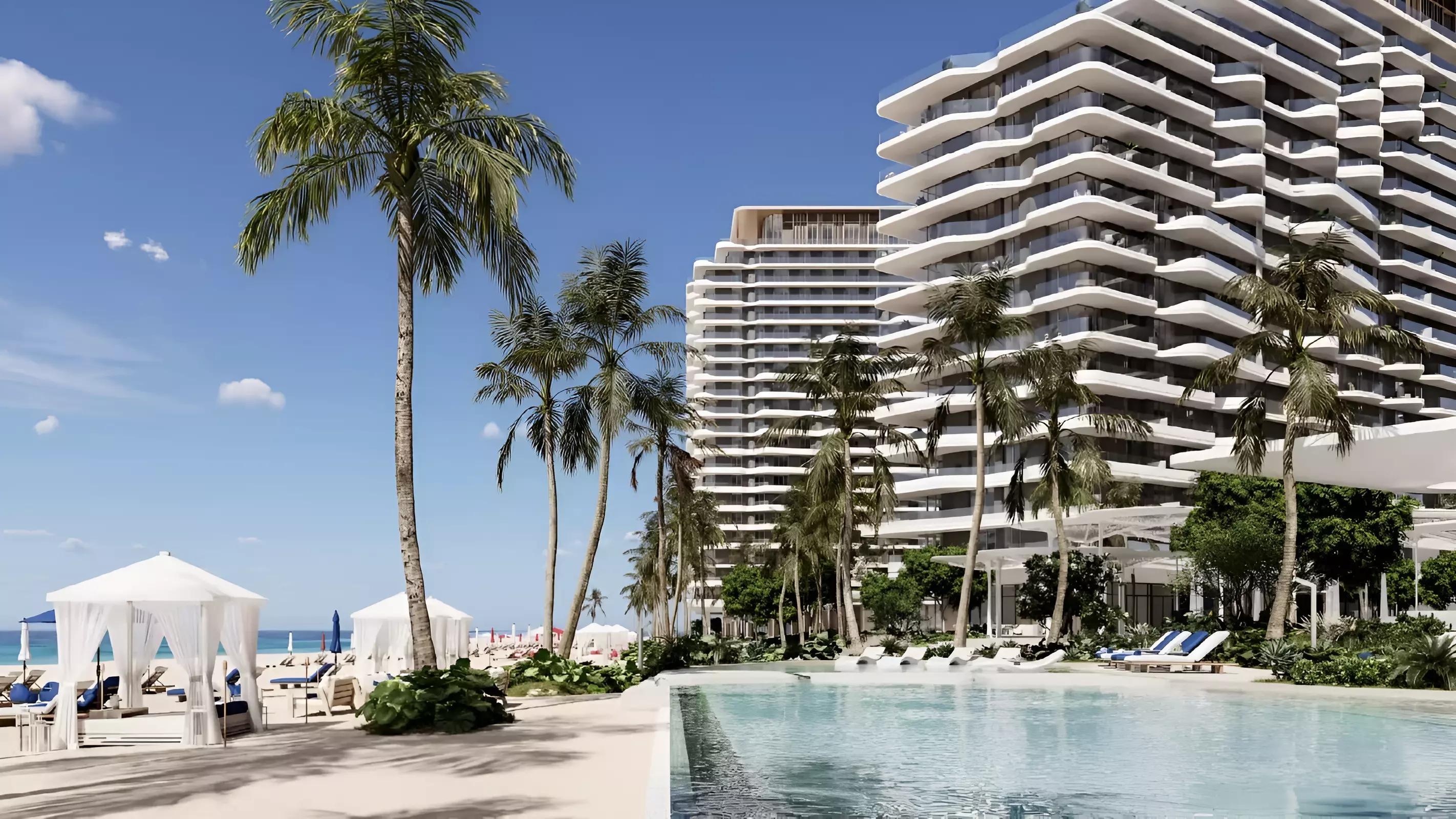 Miami Beach Residence exterior view, Dubai Islands