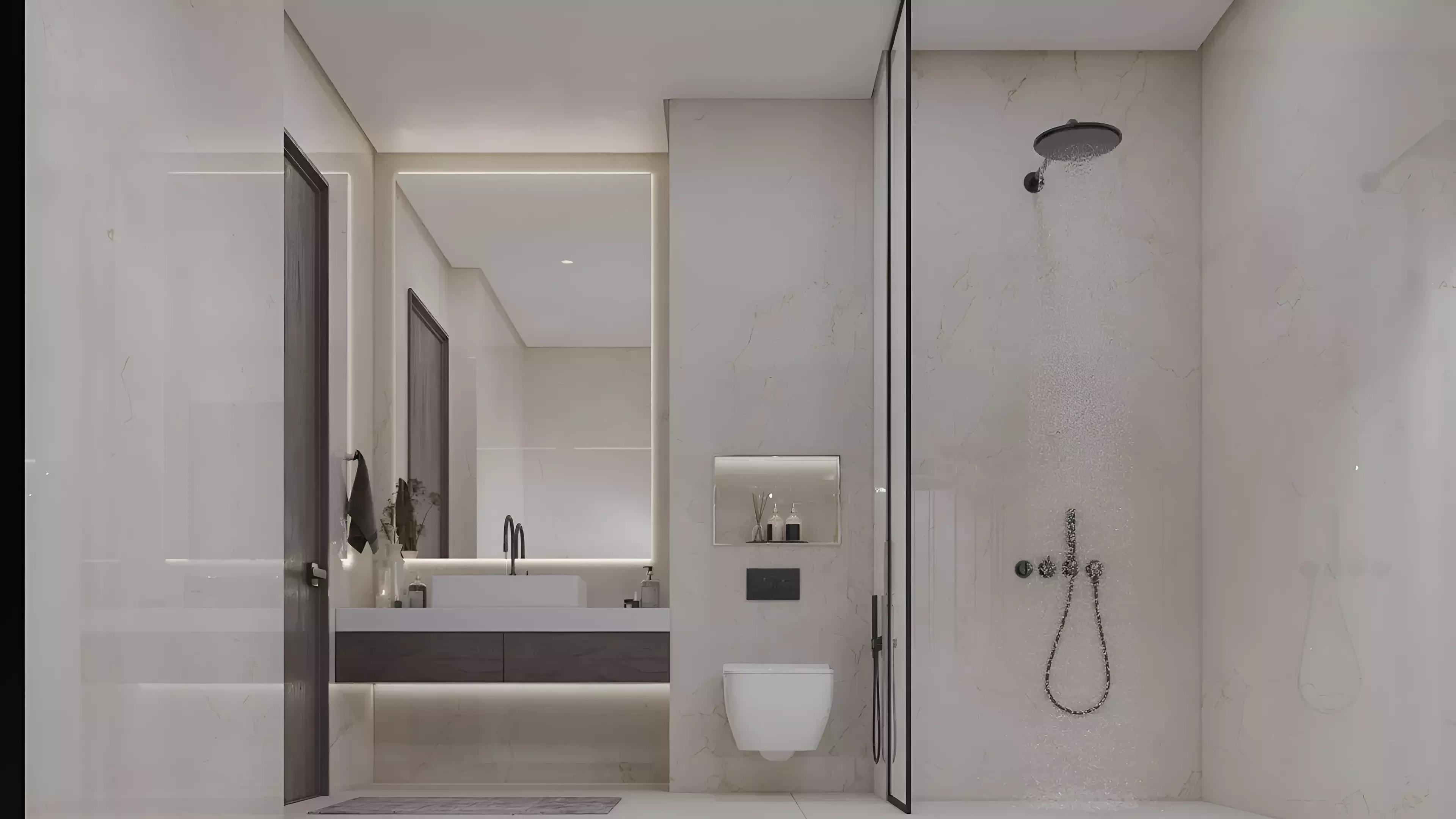 Bedroom interior in Skyhills Residences Phase 2, Jumeirah Village Circle
