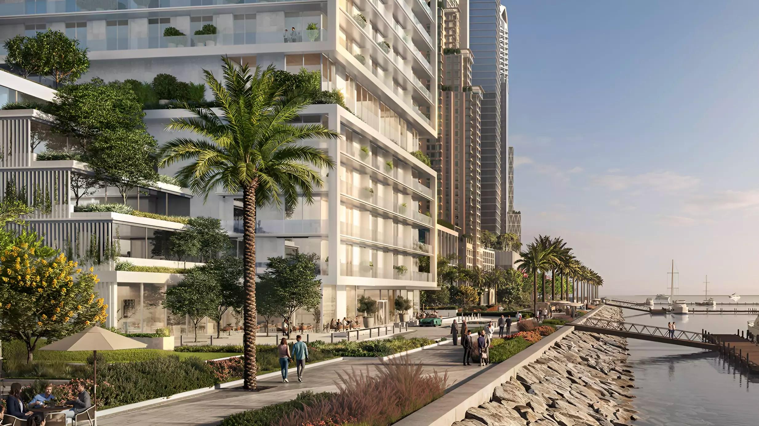 Mural By Beyond tower exterior view, Dubai Maritime City