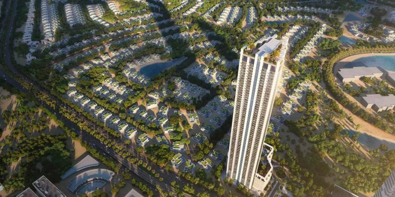 Sobha Verde exterior tower view, Jumeirah Lake Towers, Dubai
