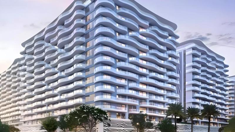 Lagoon Views 3 building exterior at DAMAC Lagoons, Dubai