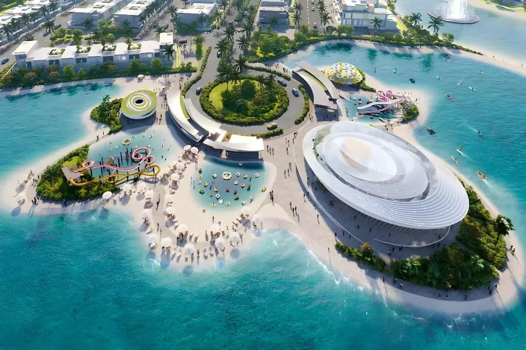 Indoor swimming pool amenity at Bali Phase 4, DAMAC Islands