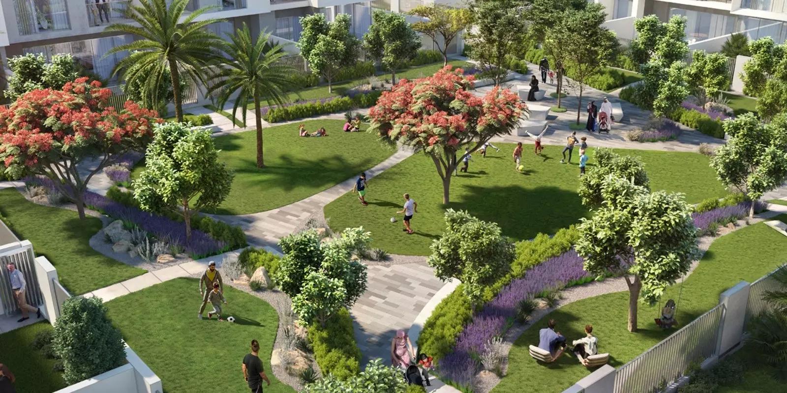 Nara townhouse private garden view, The Valley by Emaar