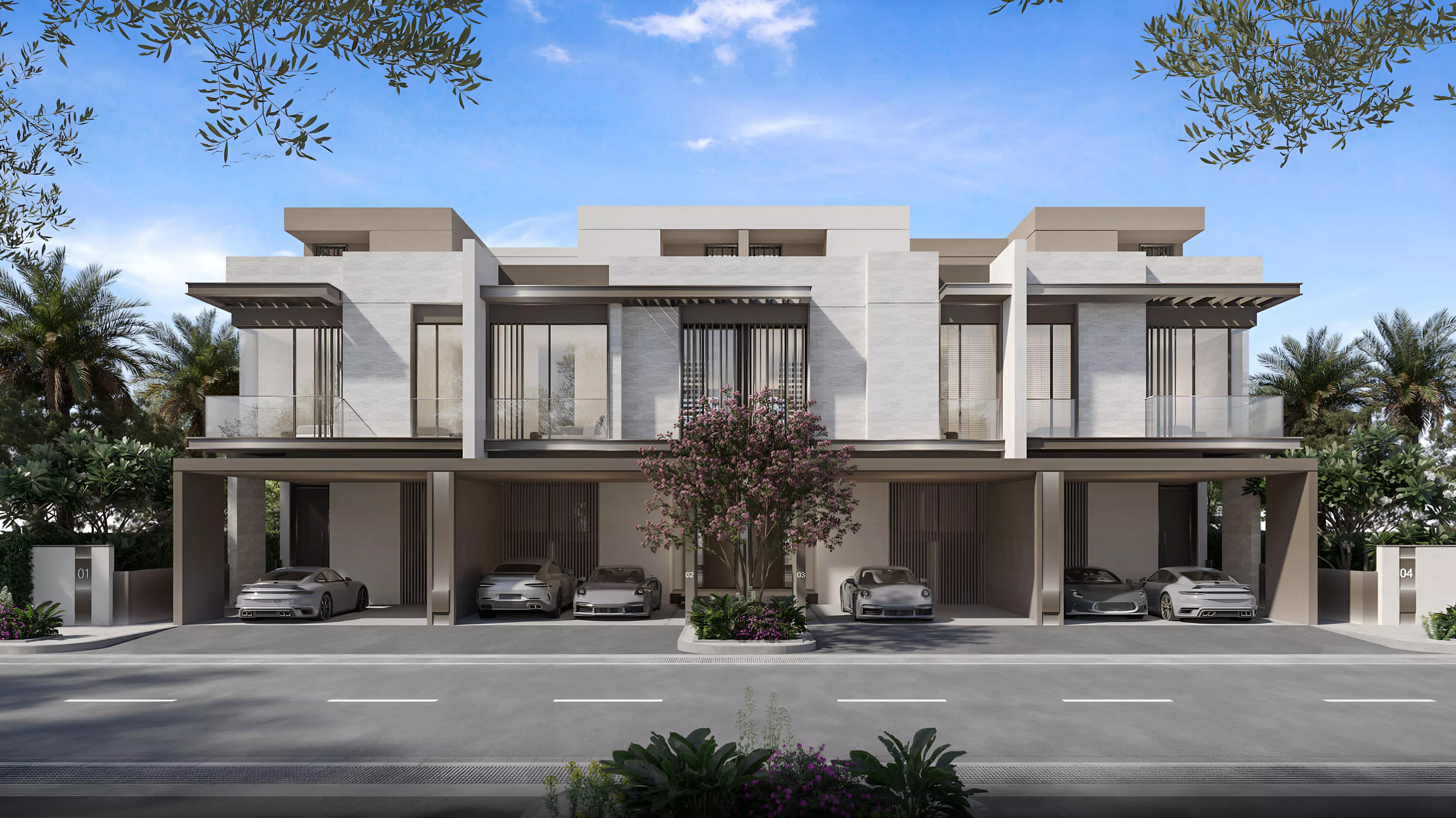 Interior living space of a Nad Al Sheba Gardens Phase 8 residence