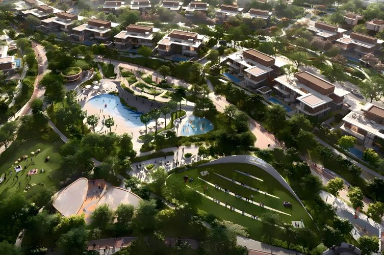 Exterior render of Rise by Athlon 1 apartment building at Athlon by Aldar, Dubai