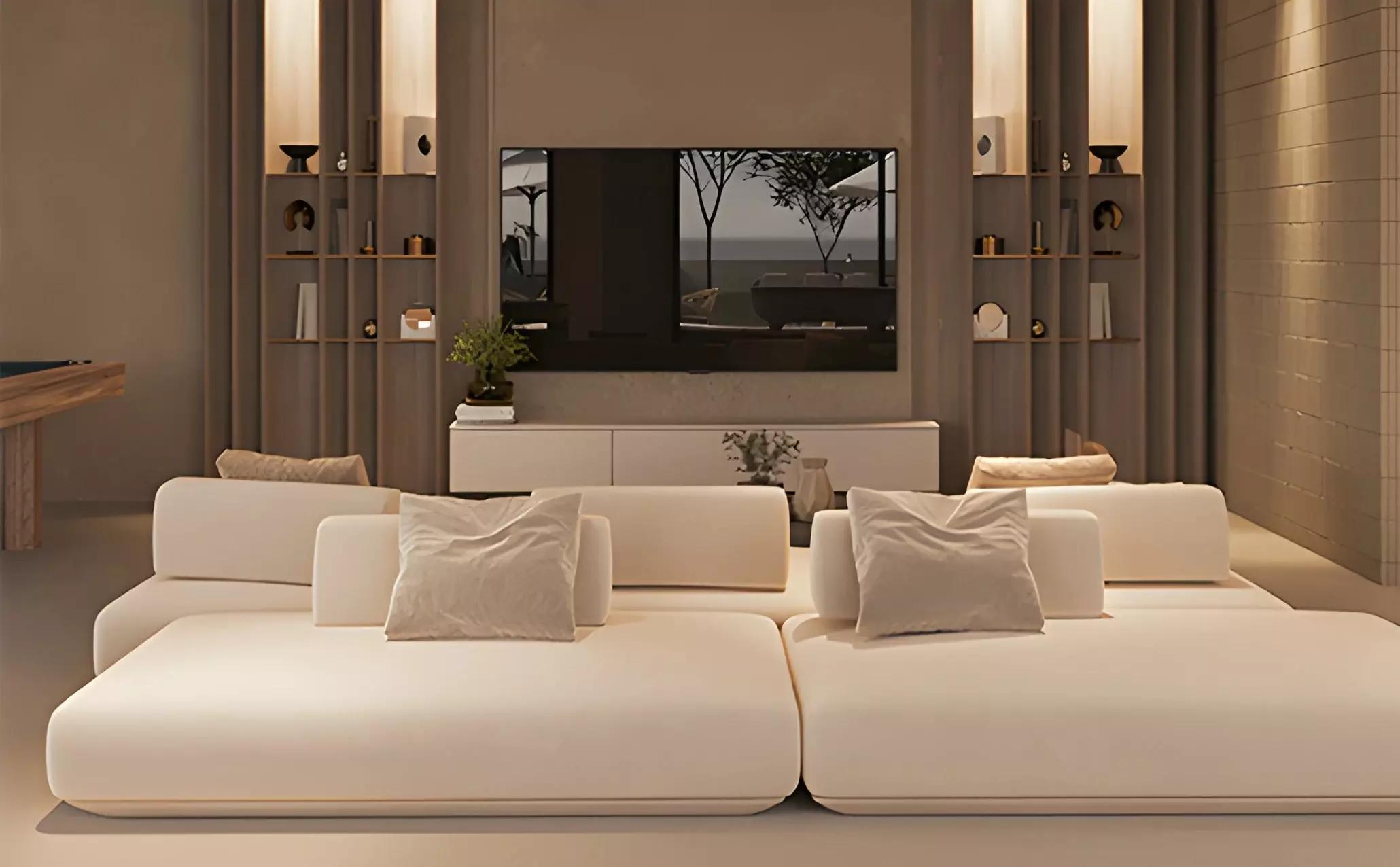 Floarea Residence building entrance and driveway, Arjan, Dubai